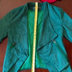 OZL Green Suede Blazer